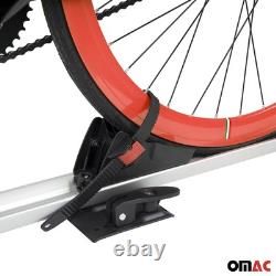 2 Menabo Porte-vélo de toit Juza Pour 2 Vélo 15kg en Aluminium ABE