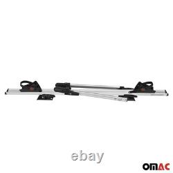 2 Menabo Porte-vélo de toit Juza Pour 2 Vélo 15kg en Aluminium ABE