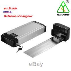 36V15.6Ah Batterie Vélo Electrique+Ebike Batterie Chargeur Pour Porte-bagege