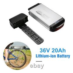 36V 20Ah E-Bike Batterie de Vélo Electrique, Porte-bagage pour 24 28 V Brake