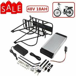 48V18Ah E-Bike Batterie Vélo Electrique Lithium avec Porte-Bagage pour V-Frein A