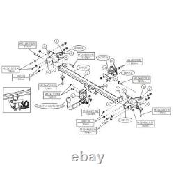 Attelage MG ZS EV pour porte-vélos (03/19-09/21) RDSOV + faisceau spécifique