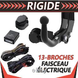 Attelage rigide pour Citroen C1 05-14+faisceau 13 broches pour porte-vélos
