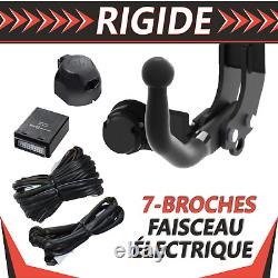 Attelage rigide pour Skoda Citigo 5P 12-19+faisceau 7 broches pour porte-vélos
