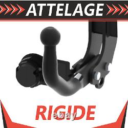 Attelage rigide pour Volkswagen UP 5P Hayon (seulement pour porte-vélos) de 12