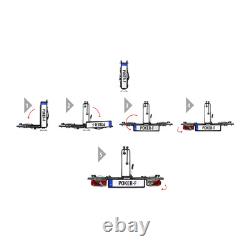 Eufab porte-vélo Eufab Poker-F pour 2 vélos 60 kg