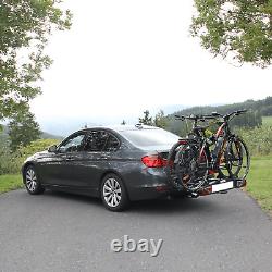 Eufab porte-vélo fixation Premium II Plus pour 2 vélos 60 kg