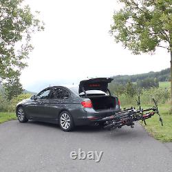 Eufab porte-vélo fixation Premium II Plus pour 2 vélos 60 kg