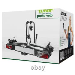Eufab porte-vélo fixation Premium II pour 2 vélos 60 kg