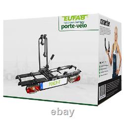 Eufab porte-vélo fixation pour 2 vélos 60 kg Neuf