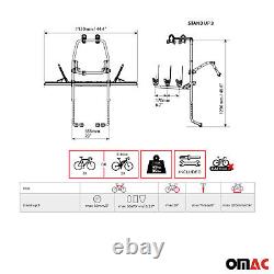 MENABO Porte-vélos sur Hayon pour Mercedes Citan W415 2012-2024 3 Vélos
