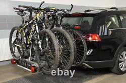 Pliable porte-vélos sur attelage pour 4 vélos Amos Tytan 4 (7-PIN) 60 kg
