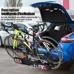 Porte-Vélos Sur Attelage Pour 2 Vélos Avec Conception Intelligente De Basculeme