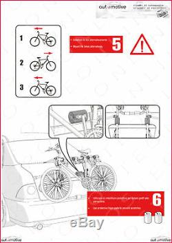 Porte-Vélos pour Porte de Coffre à Bagage Arrière Trois Sièges Mercedes Classe B