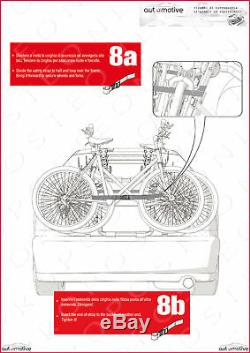 Porte-Vélos pour Porte de Coffre à Bagage Arrière Trois Sièges Opel Astra 0406