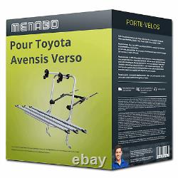 Porte-vélo Menabo Logic 3 pour Toyota Avensis Verso type M2 3 vélos TOP
