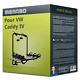 Porte-vélo Menabo Shadow Caddy Black Pour Vw Caddy Iv Type Saa/sab 3 Vélos Top