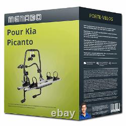 Porte-vélo Menabo Stand Up 2 pour Kia Picanto type BA 2 vélos TOP