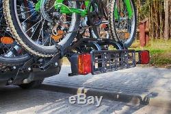 Porte-vélo de porte arrière Porte-Vélos Attelage remorque AHK pour 4 vélos