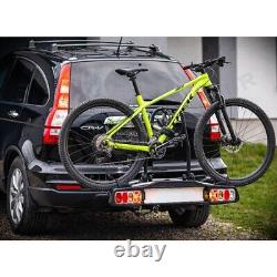 Porte-vélos VENTUS 2 pour deux vélos avec inclinaison et fixation rapide