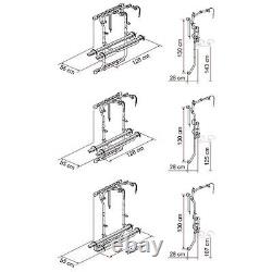 Porte-vélos pour Fiat Ducato (H2 & H3) CARRY BIKE FIAMMA après 2006 versi