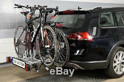 Porte-vélos sur attelage pour trois 3 vélos AMOS TYTAN 3 + un cadeau