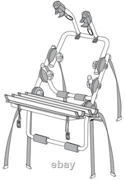 Porte-vélos sur hayon 2 vélos pour Opel Astra H III Break 2004-2009